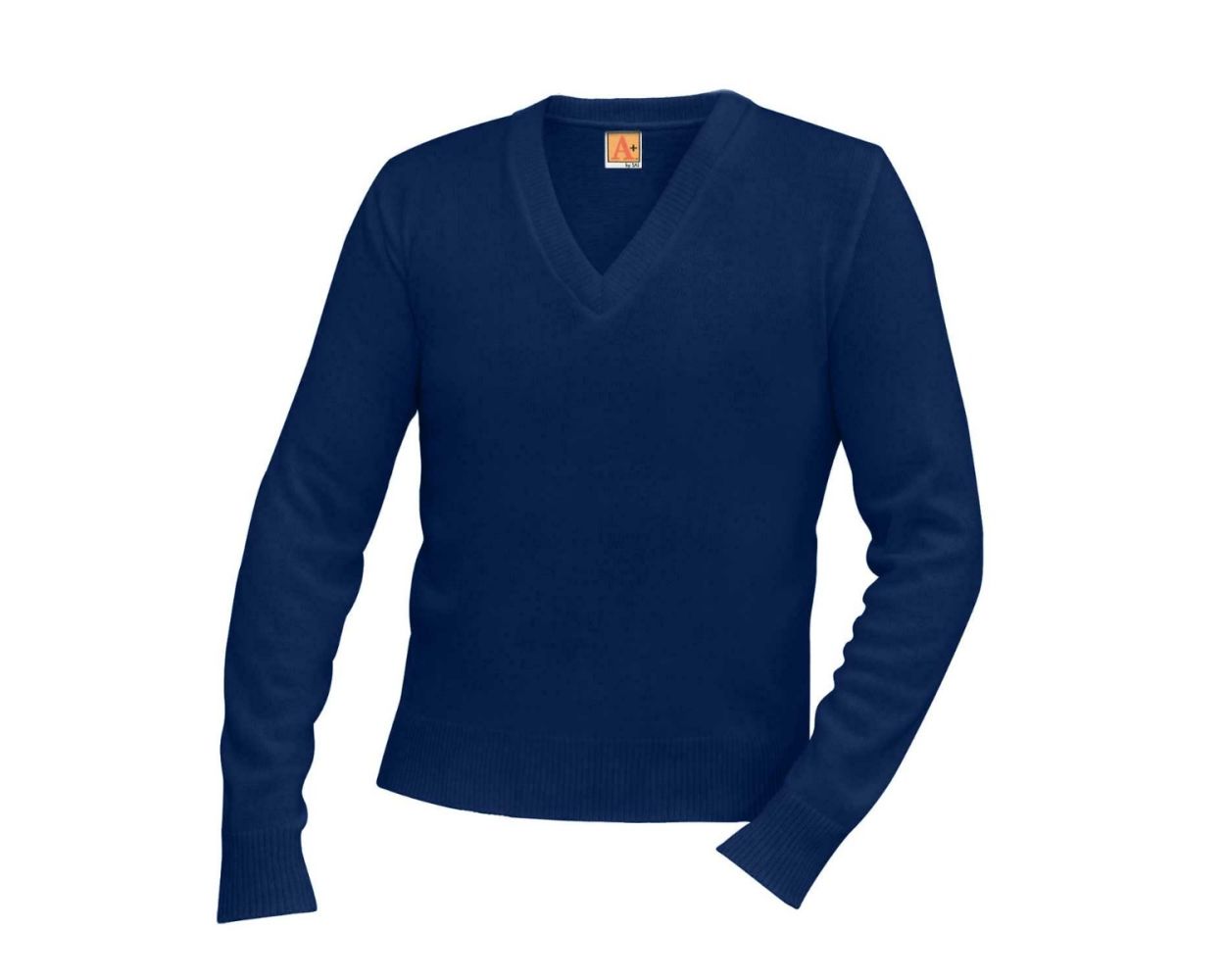 Navy blue outlet pullover sweater