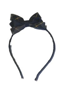 Thin headband with bow